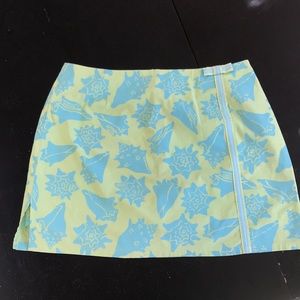 Lilly Pulitzer sea shell mini skort